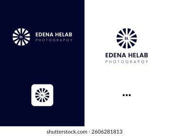 Modern and clean camera icon logo 