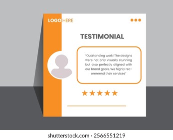 Modern and Clean Client Testimonial Design