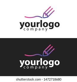 Modern and clean company logo with gradient