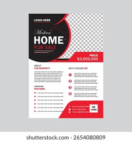 Modern and clean constriction Flyer Design. 