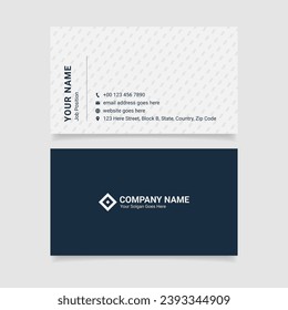 Modern Clean Corporate Business Card Design Template	
