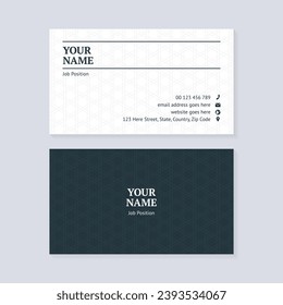 Modern Clean Corporate Business Card Design Template	