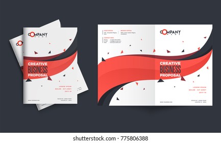 Modern clean cover for business proposal, annual report, brochure, flyer, leaflet, corporate presentation