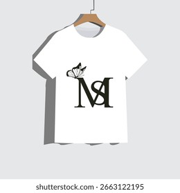 Moderno design de camiseta limpa e criativa.