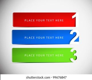 Modern, clean, Design template - fully editable vector.