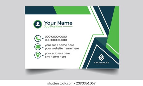 modern and clean email signature template design