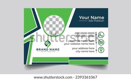 modern and clean email signature template design