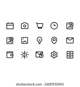 A modern and clean essential icon pack designed for UI, web, and app development. Perfect for dashboards, SaaS platforms, and digital products.