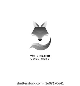 modern and clean fox logo