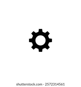 A modern and clean gear icon, representing tools and settings, suitable for app interfaces, digital functionality, and engineering projects.