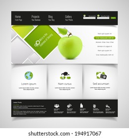 Modern Clean Green Business Website Template 