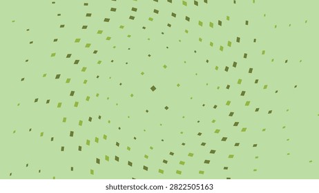A modern and clean illustration featuring a square halftone pattern in shades of green. This graphic provides a sophisticated and organized look suitable for digital interfaces technical backgrounds and professional designs.