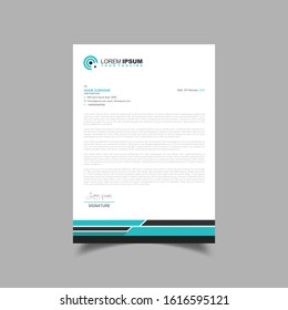 Modern And Clean Letterhead Design Template Business Style Professional Template Design Creative Business Letterhead Design Template for your business