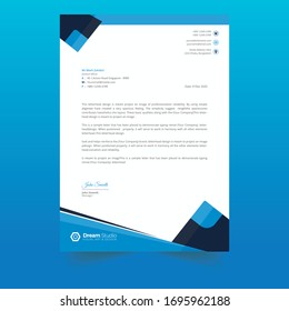 Modern And Clean Letterhead Design Template Business Style Professional Template Design Creative Business Letterhead Design Template for your business