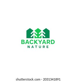 modern and clean logo design for backyard nature