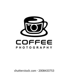 modern and clean logo design for coffee photography