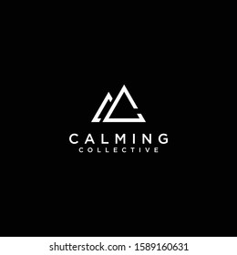 Modern and clean logo design of mountain on clear background colours - EPS10 - Vector.