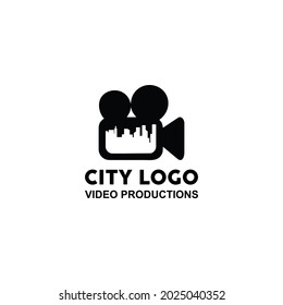 modern and clean logo design for video productions