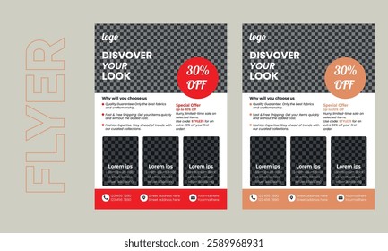 Modern clean and minimalist flyer design template, eye catching flyer design, simple flyer design template, Corporate flyer design template, 