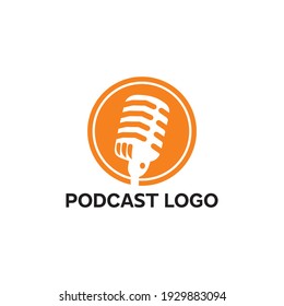 modern and clean minimalist logo design for podcast