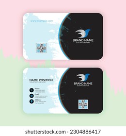 modern and clean professional business card template design