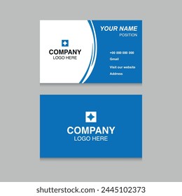 Modern and clean professional business card template