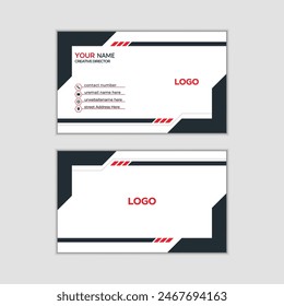 modern and clean professional business card template