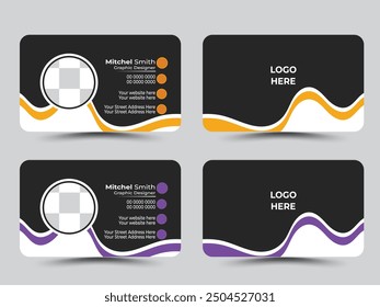 Modern and clean professional business card post.visiting card, 
business card template.