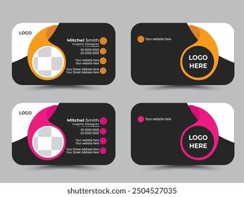 Modern and clean professional business card post.visiting card, 
business card template.