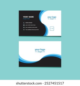 Modern and clean professional business card template