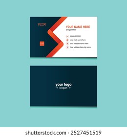 Modern and clean professional business card template