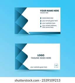 Modern and clean professional business card template