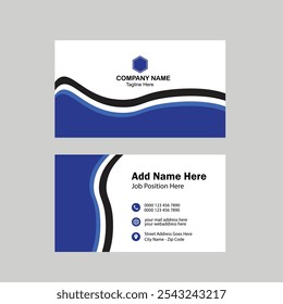 Modern and clean professional business card