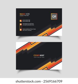 Modern and clean professional business card template