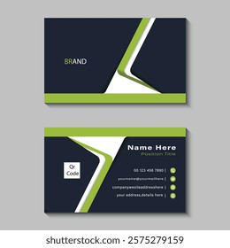 Modern and clean professional business card design