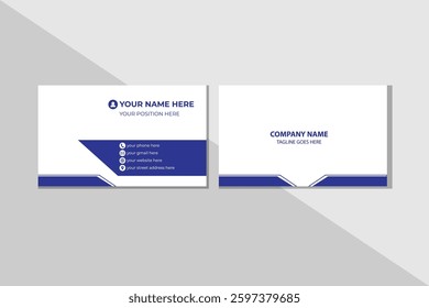 Modern Clean and Professional Business Card Design