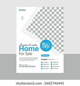 Modern and clean real estate business flyer design for your business