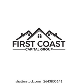 Modern and clean real estate logo design, ideal for property agents, brokers, and developers. Features rooftops, buildings, or key icons to represent trust, professionalism, and success.
