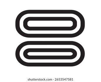 Modernes sauberes Redo-Symbol, Vektorgrafik, einfache Gestaltung