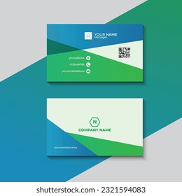 modern and clean simple business card design