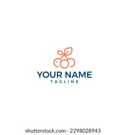 Modern clean and simple logo design with Grape concept for Food and drink industry. 