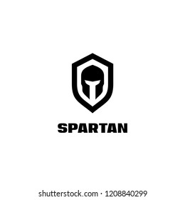 modern clean spartan logo