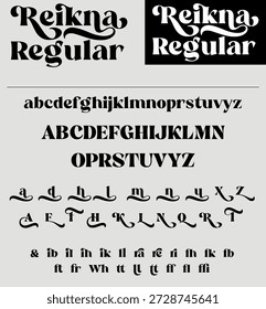 Diseño de tipografía moderno y limpio.
Ideal para branding, diseño de logotipos, titulares, carteles, Diseño web, embalaje y Uso editorial.
Ilustración de tipografía creativa adecuada para proyectos impresos y digitales. fuente escrita a mano, fuente de escritura