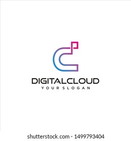 Modern, clean and unique C letter logo combined with pixel or digital.
Business technology.
EPS10 - Vector file type.