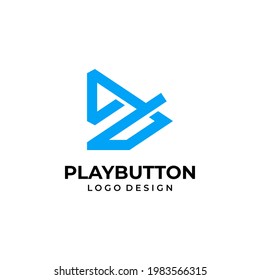 Modern, clean and unique logo about play icon.
EPS10, Vector.