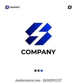 Modern, clean, unique and memorable logo letter gradient.
