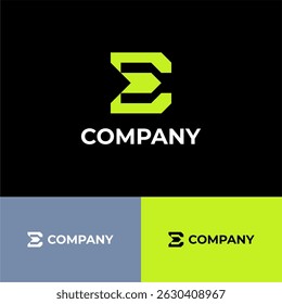Design de carta de logotipo moderno, limpo, exclusivo e memorável