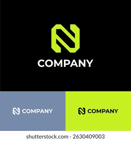 Design de carta de logotipo moderno, limpo, exclusivo e memorável