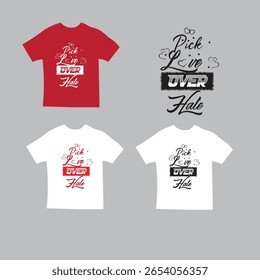 Modern clean unique t-shirt design template