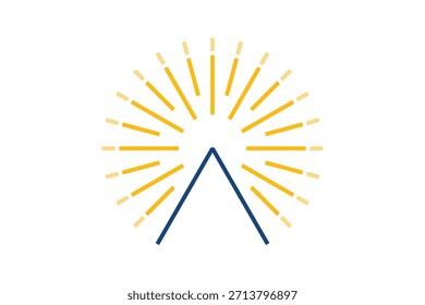 Moderner und sauberer Vektor mit Hauptfach. Geeignet für Branding, Logo-Identität, Marketingmaterialien, digitale Medien